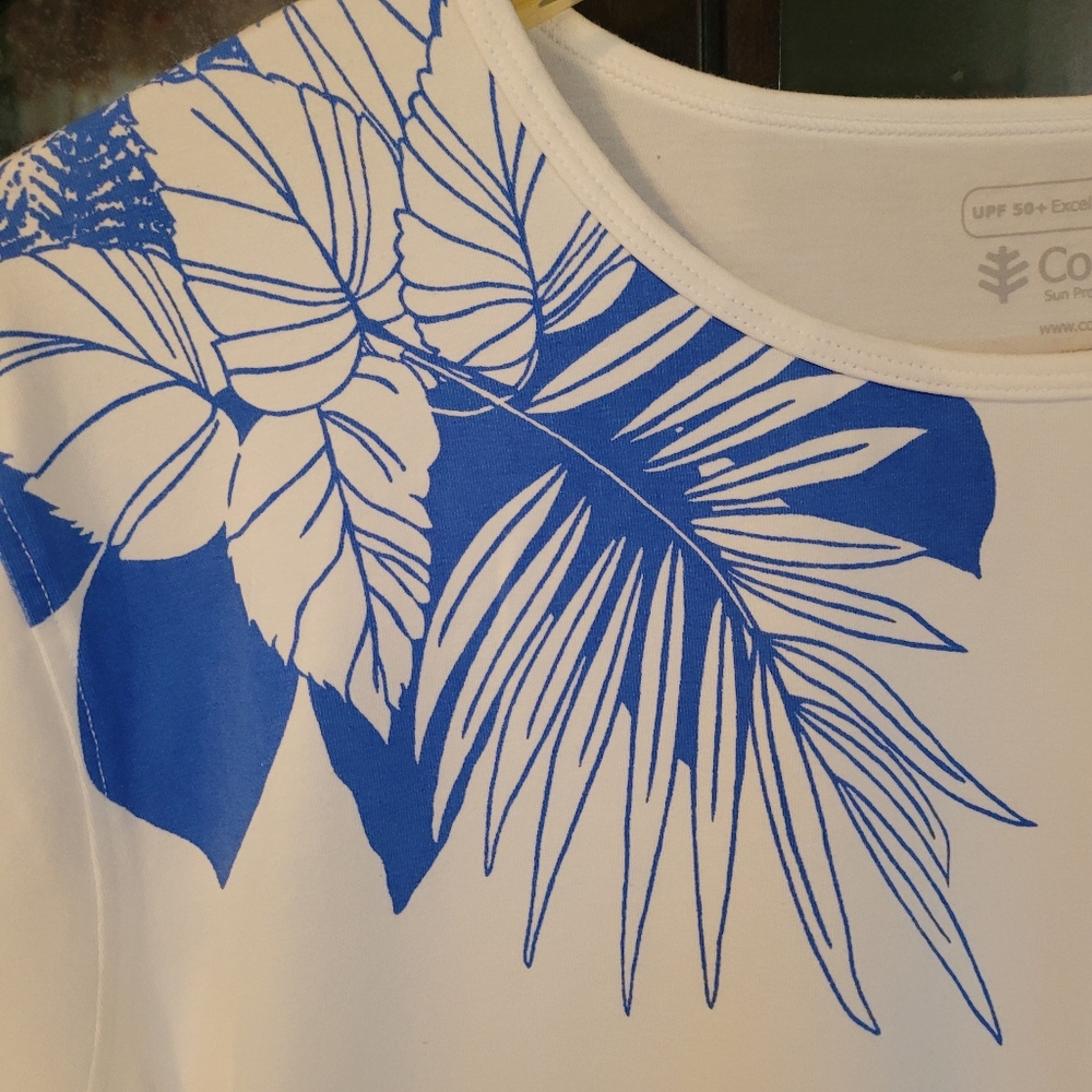 Coolibar Morada long sleeved UPF 50+ tee shirt - XL.      G10 - Picture 2 of 6